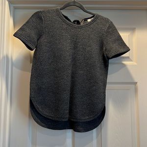 EUC Madewell Sweater Blouse with Back Tie